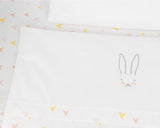 Бебешки Спален Комплект За Мини Кошара 5ч Rabbits In Love Kikkaboo