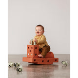 Комплект За Активна Игра С Блокчета Curiosity 14 Модула Burnt Orange Dusty Green Modu