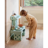 Dreamer Játékblokk Szett, 34 Modul – Ocean Mint Forest Green Modu