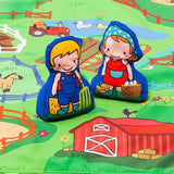 Бебешка Постелка За Игра С Меки Играчки Farm&fun 20529 Molto