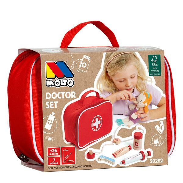 Дървен Лекарски Комплект 20282 Molto