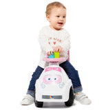 Кола За Яздене Blue Ride On White Blocks Розов Molto