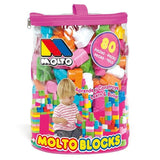 Molto Építőkocka készlet Blocks Bag 80 db-os 13461