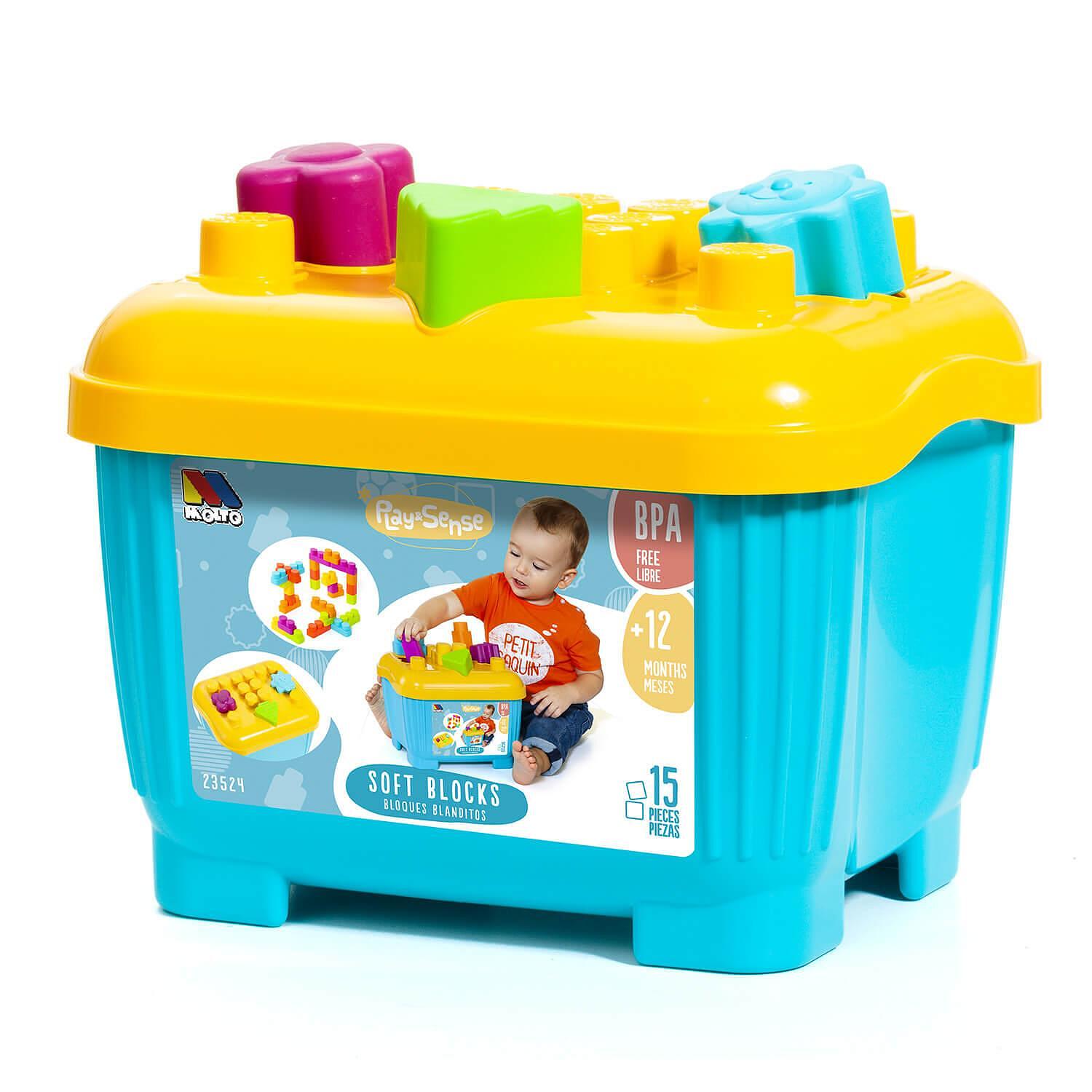 Сортер Sensorial Blocks And Puzzles 15 Части 23524 Molto