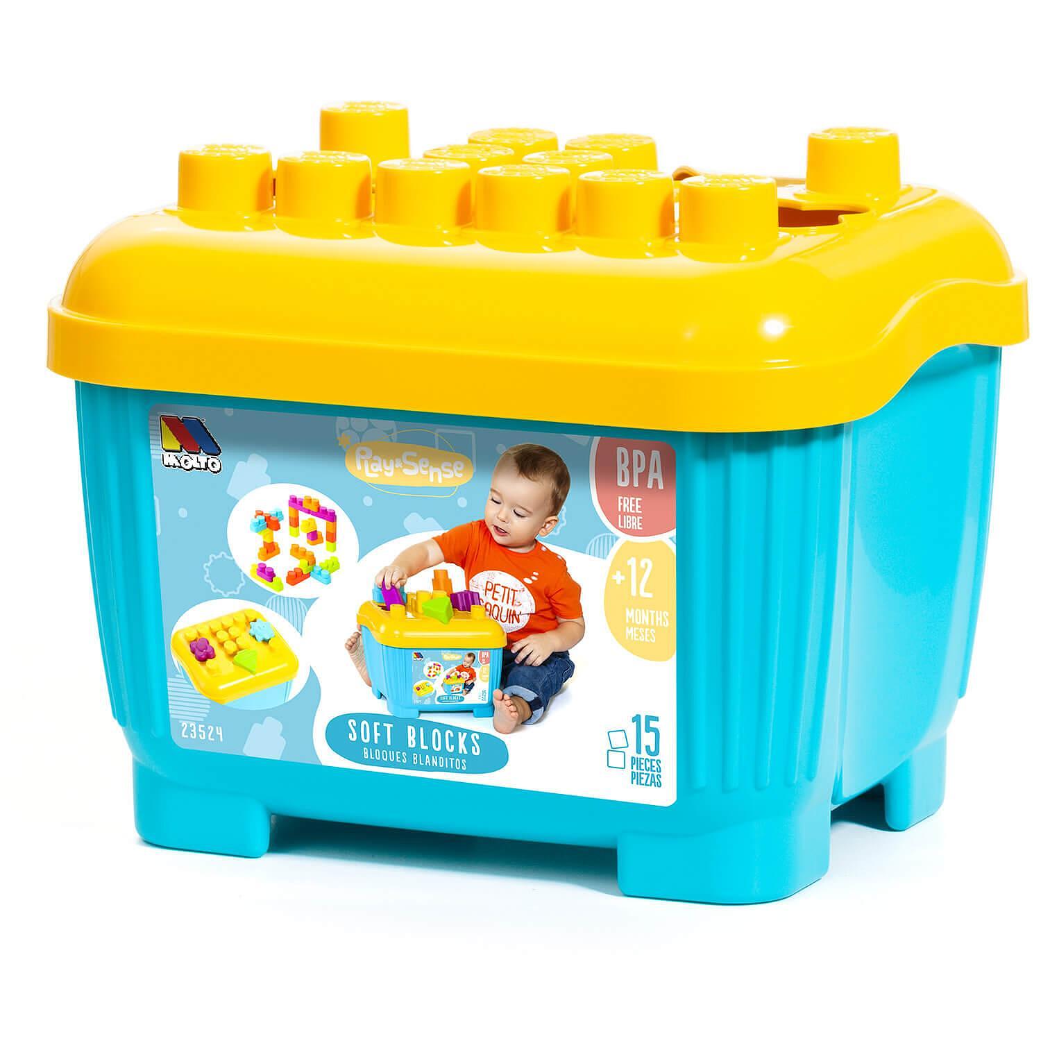 Сортер Sensorial Blocks And Puzzles 15 Части 23524 Molto