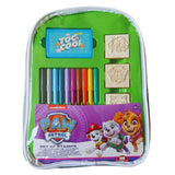 Творческа Раница Paw Patrol Girl С 10 Миещи Се Флумастера, 4 Печата И 30 Стикера Multiprint