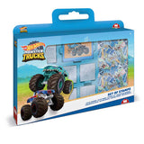 Комплект За Творчество Hot Wheels Със 7 Печата, 3 Флумастера И Бележник За Рисунки Guga
