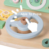 Мултифункционален Дървен Волан С Аквивности За Деца Над 2 Години Classic World