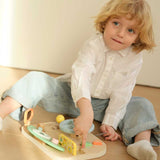 Мултифункционален Дървен Волан С Аквивности За Деца Над 2 Години Classic World