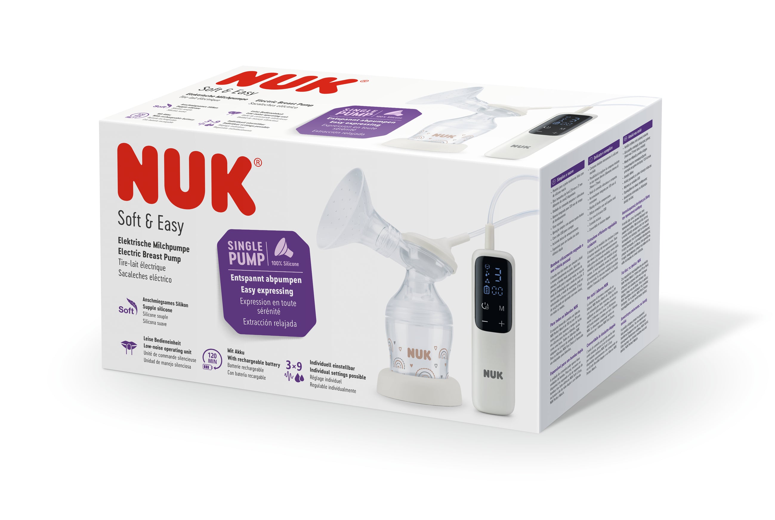 NukPerfect Match Soft & Easy Електрическа Помпа За Кърма, Единична