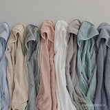 Бебешка Хавлия С Качулка Hooded Towel Grey Mushie