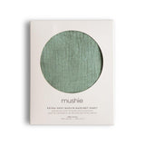 Бебешки Муселинов Чаршаф 40х100 См. Crib Sheet Small Roman Green Mushie