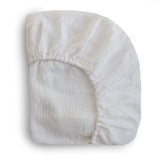 Бебешки Муселинов Чаршаф 40х100 См. Crib Sheet Small White Mushie
