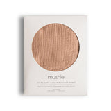 Бебешки Муселинов Чаршаф 60х120 См. Crib Sheet Medium Natural Mushie