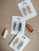 Четка За Зъби Напръстник 2 Бр. Blush Shifting Sand Mushie