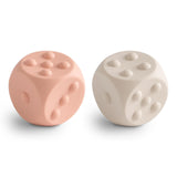 Играчка За Натискане 2 Бр. Dice Blush Shifting Sands Mushie