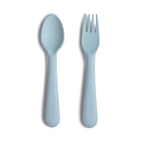 Комплект Вилица И Лъжица Powder Blue Mushie