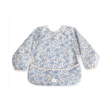 Лигавник С Ръкави Long Sleeve Bib Blue Flowers Mushie