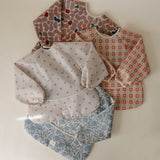 Лигавник С Ръкави Long Sleeve Bib Cherries Mushie