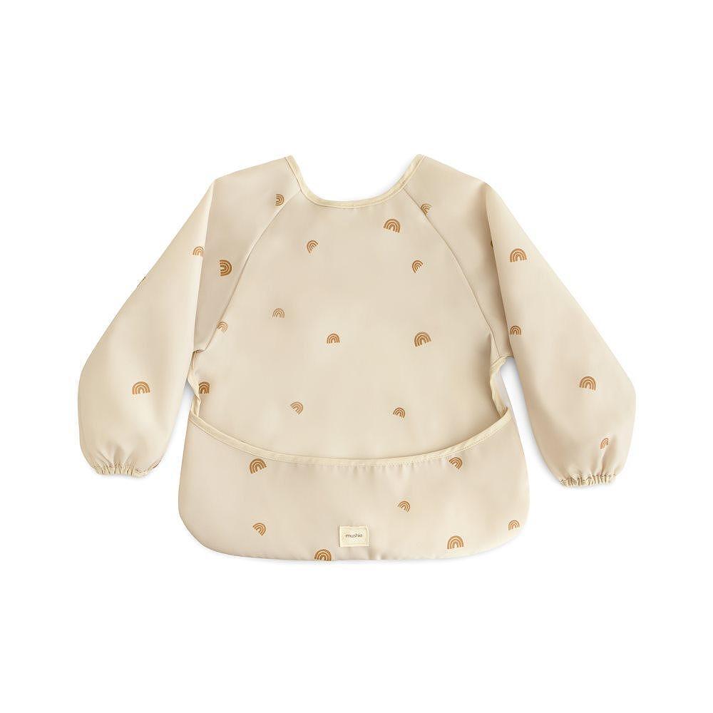 Лигавник С Ръкави Long Sleeve Bib Rainbows Mushie