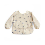 Лигавник С Ръкави Long Sleeve Bib Whales Mushie
