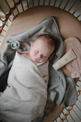 Муселинова Пелена 120х120 См. Pale Taupe Mushie