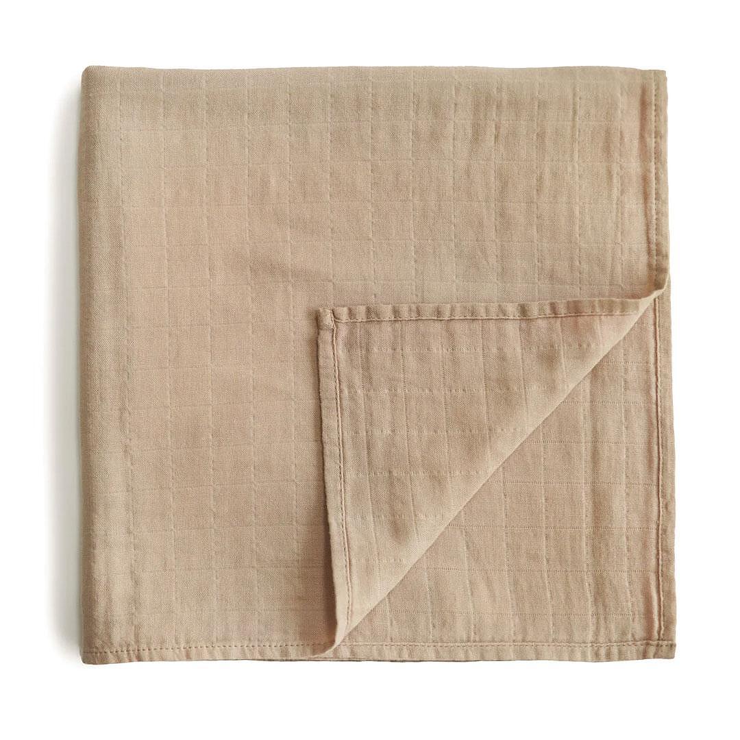 Муселинова Пелена Swaddle 120x120 См. Pale Taupe Mushie