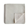 Муселинова Пелена Swaddle 120x120 См. Sage Stripe Mushie