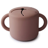 Неразливаща Се Чаша За Снакс Cloudy Mauve Mushie