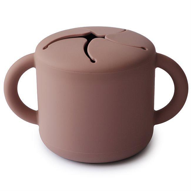 Неразливаща Се Чаша За Снакс Cloudy Mauve Mushie