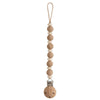 Силиконов Клипс За Залъгалка Silicone Pacifier Clip Luna Faux Wood Mushie
