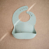 Силиконов Лигавник С Джоб Cambridge Blue Confetti Mushie