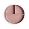 Силиконова Чиния С Вакуум С Три Разделения Blush Mushie