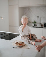 Силиконова Чиния С Вакуум С Три Разделения Cambridge Blue Mushie