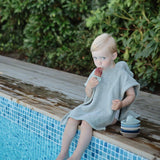 Силиконова Форма За Ледени Близалки Toddler Ice Pop Tray Cambridge Blue Mushie