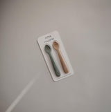 Силиконови Лъжички За Хранене 2 Бр. Cambridge Blue Shifting Sand Mushie