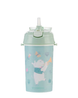 Cană cu pai și curea din silicon 450ml Music Fest Mint 