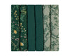 Комплект 6 Бр Муселинови Кърпички 30Х30 См Secret Garden Green - Пелени - Kikkaboo - BebeMama