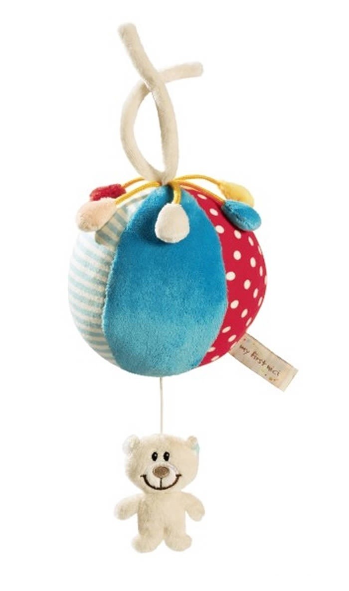 Музикална Играчка За Количка - Мече С Топка - Музикални Играчки - Nici - BebeMama