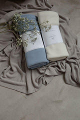 Бамбуково Бебешко Одеяло За Повиване Със Сребърни Йони 100 X 100 См Light Beige My Memi