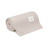 Бебешко Бамбуково Одеяло Chain 80 X 100 См Light Beige My Memi