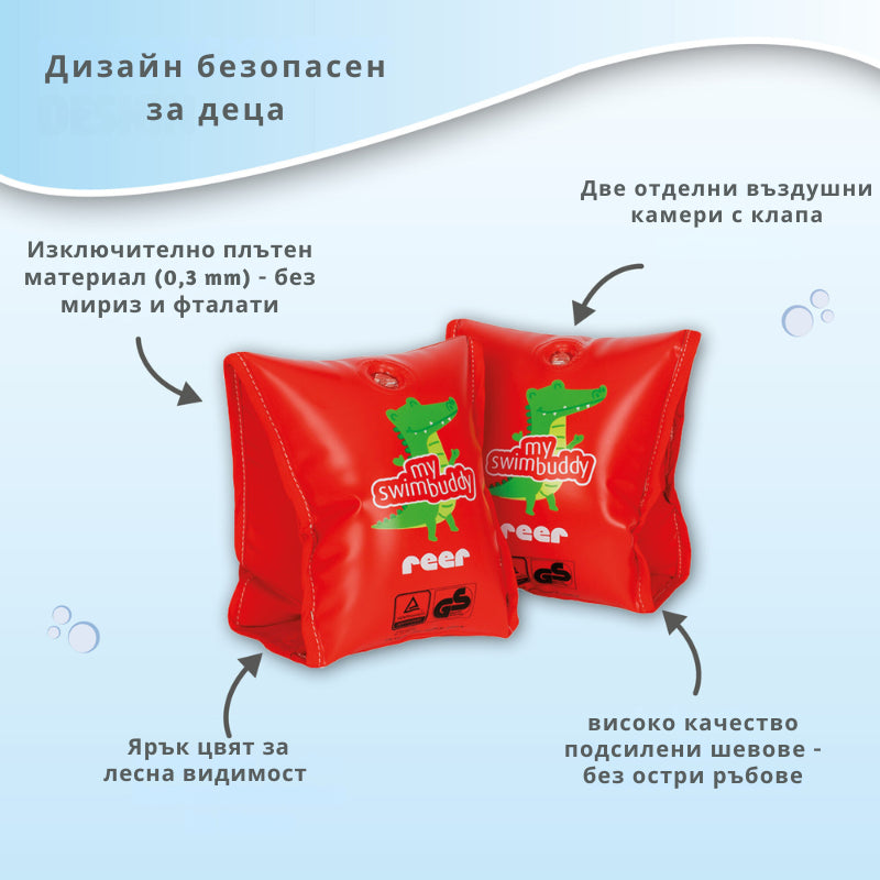Надуваеми Плувки За Ръце Reer Myswimbuddy --- BebeMama