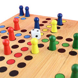 Настолна Игра &Quot;Не Се Сърди Човече&Quot; От Дърво, 22 См
