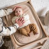 Бебешка Мека Възглавница За Повивалник Beige Terry Nattou