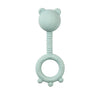 Бебешка Силиконова Дрънкалка Bear Aqua Green Nattou