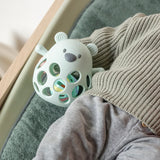 Бебешка Силиконова Дрънкалка С Топче Bear Pastel Green Nattou