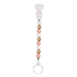 Държач За Залъгалка Pink White Beige Nattou