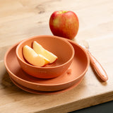 Комплект За Хранене 3 Части С Подложка Terracotta And Stars Nattou