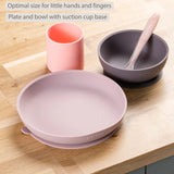Комплект За Хранене 4 Части Pink Eggplant Nattou