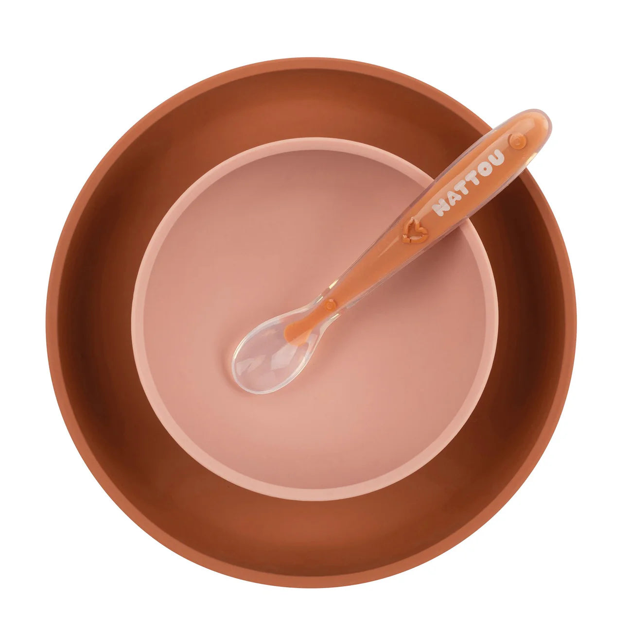 Комплект За Хранене Bib Pink Nattou